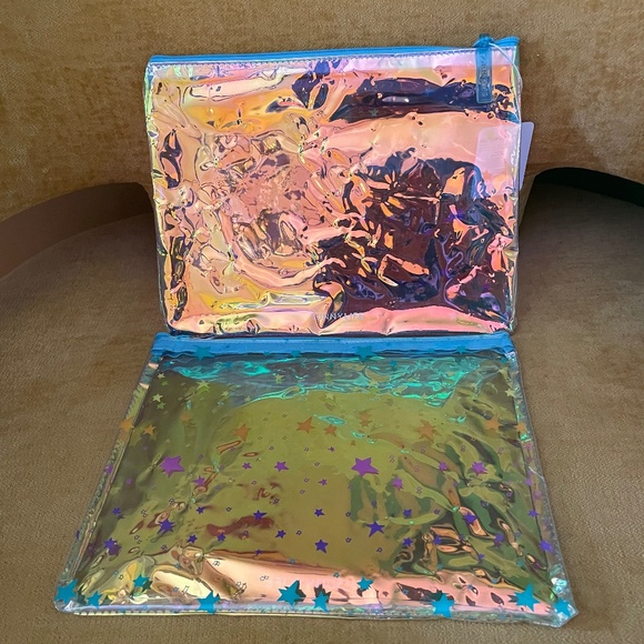 Set of 2 Sunny Life See Thru Pouch with Zipper - Picture 1 of 3